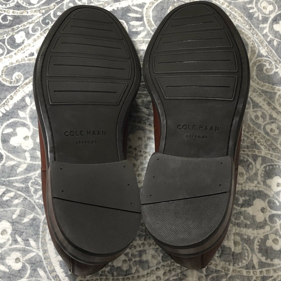 Men’s NWOT Cole Haan Brown Dress Shoes With Lace - Picture 8 of 8